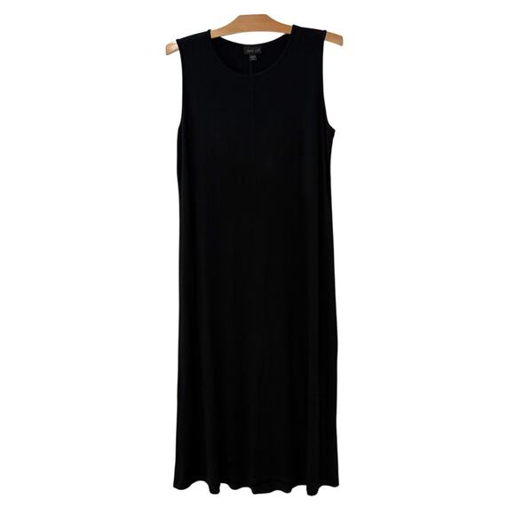 J. Jill | Dress Maxi Black Sleeveless Stretch Wearever- Size Medium Petite - Picture 1 of 7